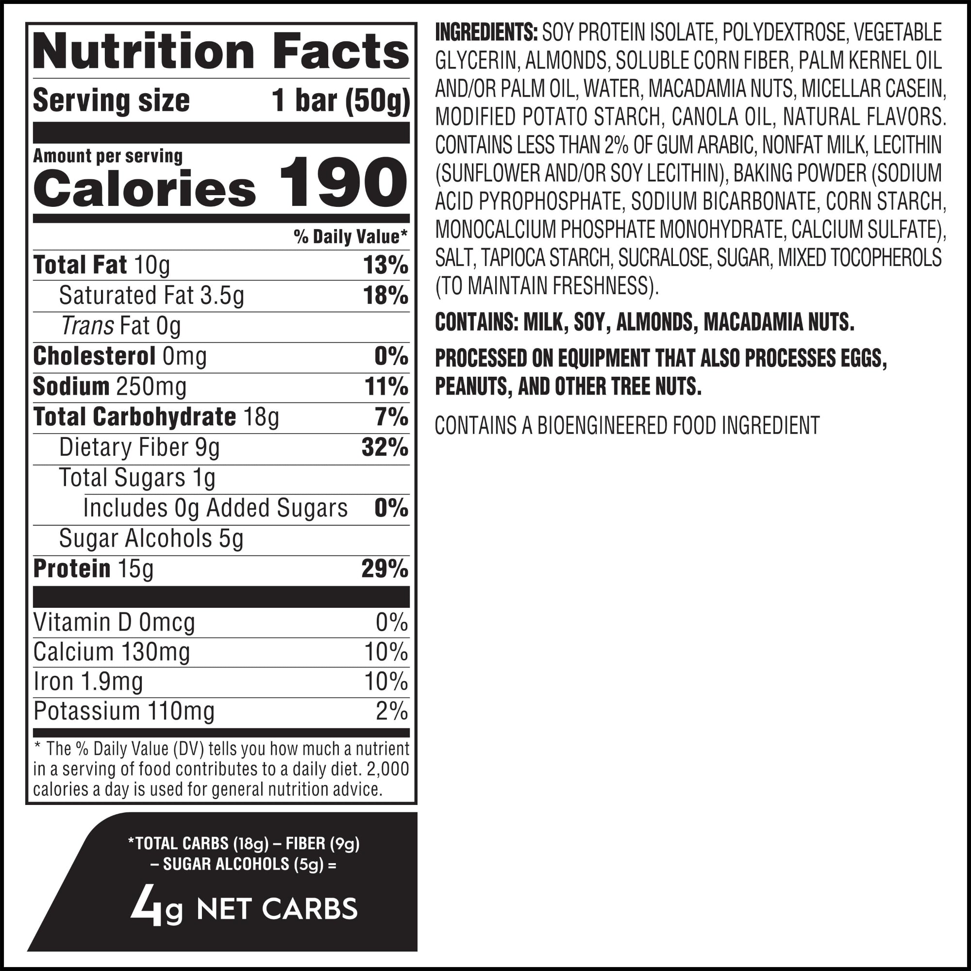 Vanilla Macadamia Nut High Protein Soft Baked Bars - Image 5
